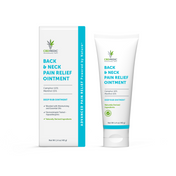 Product Image for CBD Medic back and neck pain relief ointment packaging on a white background