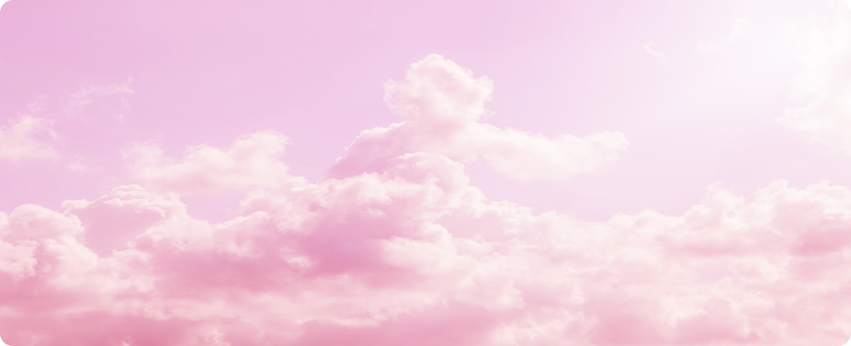 Pastel pink and purple gradient with cloud-like texture