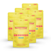 Product Image for Yellow packages of Brightside Recover by Charlotte's Web on a white background