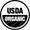 a white circle with black text