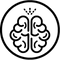 a black background with a black square