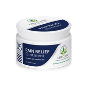 Product Image for Jar of CBD Clinic Pain Relief Ointment on a black background