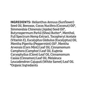 Product Image for List of ingredients on a white background