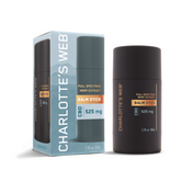 Product Image for Charlotte&#39;s Web CBD balm stick packaging on a white background