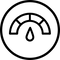 a black background with a black square