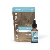 Product Image for Charlotte&#39;s Web calming full spectrum hemp extract product on a white background