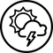 a black background with a black square