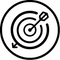 a black background with a black square