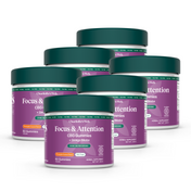 Product Image for Multiple containers of Charlotte&#39;s Web Focus &amp; Attention CBG Gummies on a white background