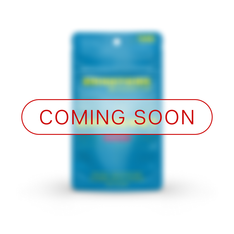 Blurred image of new THC gummies coming soon